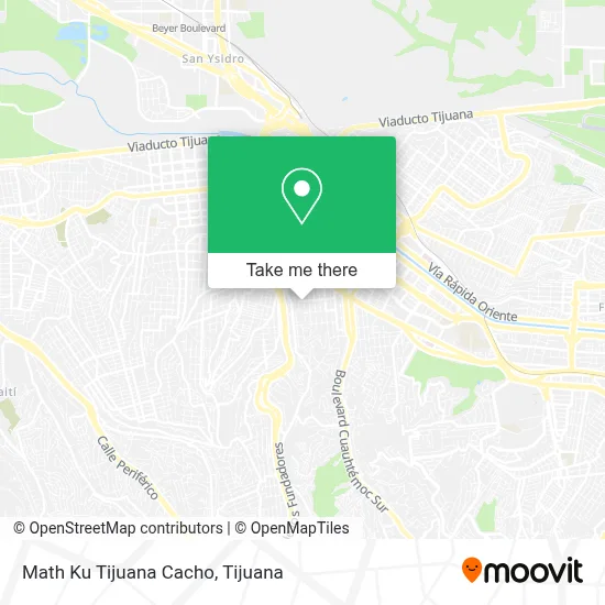 Math Ku Tijuana Cacho map