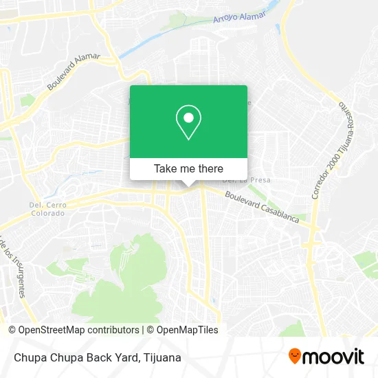 Chupa Chupa Back Yard map