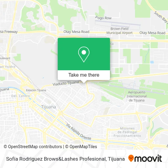 Sofía Rodriguez Brows&Lashes Profesional map