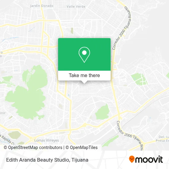 Edith Aranda Beauty Studio map