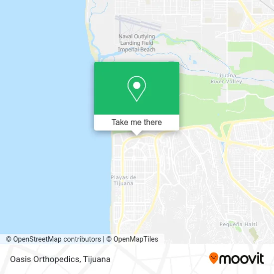 Oasis Orthopedics map