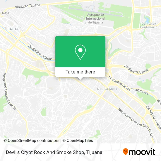 Devil's Crypt Rock And Smoke Shop map