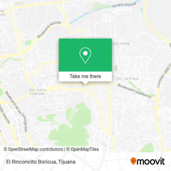 El Rinconcito Boricua map