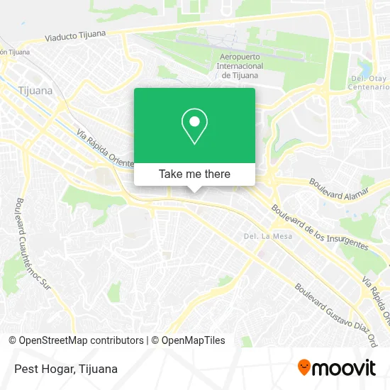 Pest Hogar map