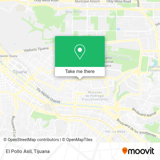 El Pollo Asil map