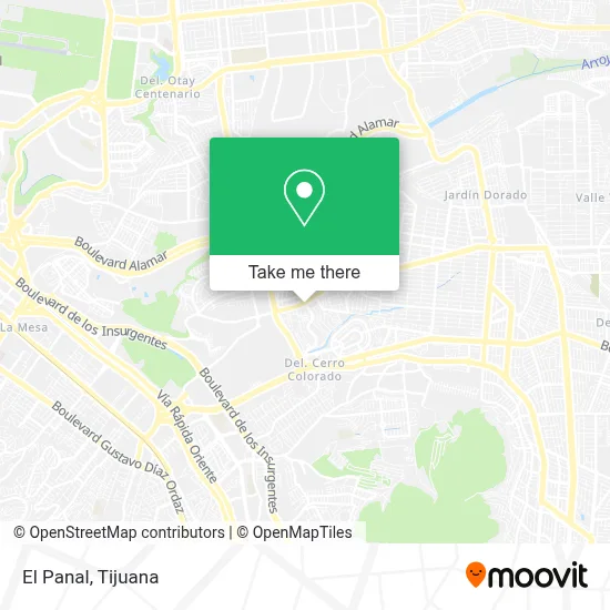 El Panal map