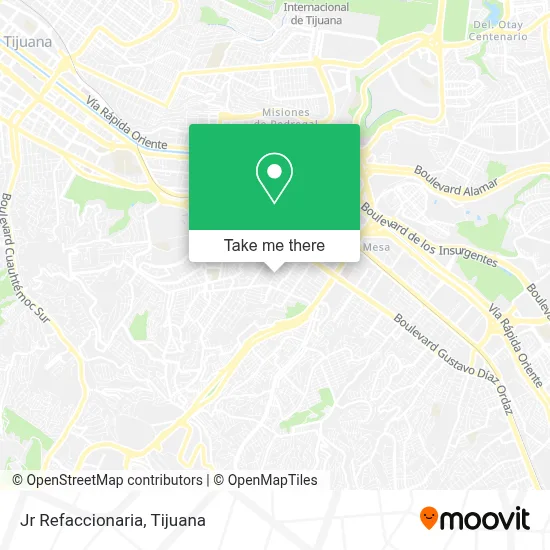 Jr Refaccionaria map