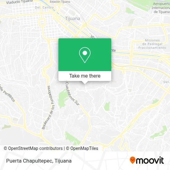 Puerta Chapultepec map