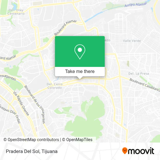 Pradera Del Sol map