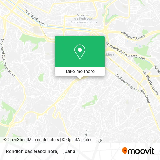 Rendichicas Gasolinera map