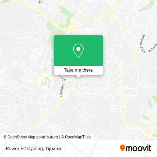 Power Fit Cycling map