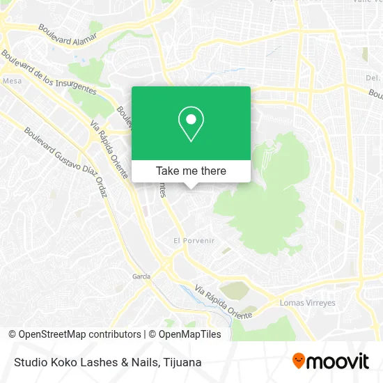 Studio Koko Lashes & Nails map