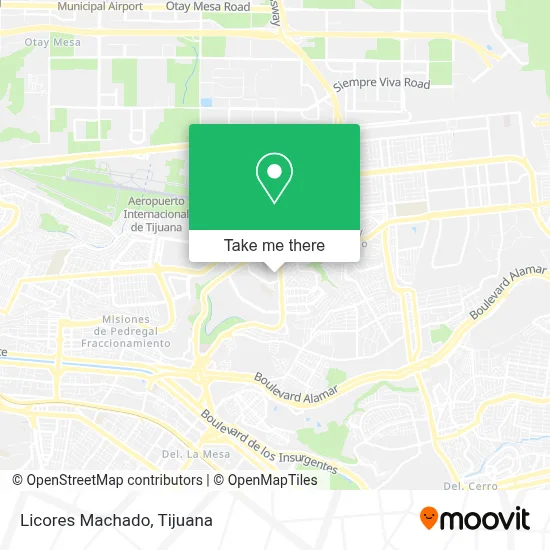 Licores Machado map