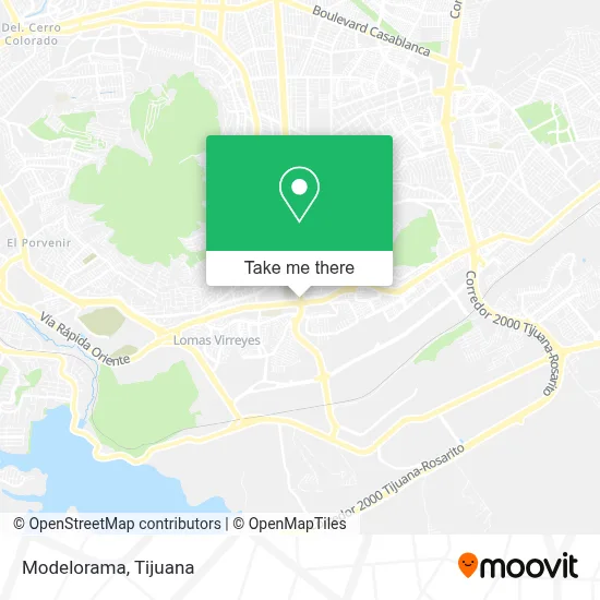 Modelorama map