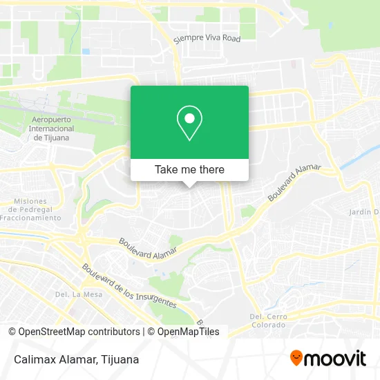 Calimax Alamar map