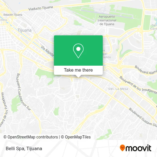 Belli Spa map