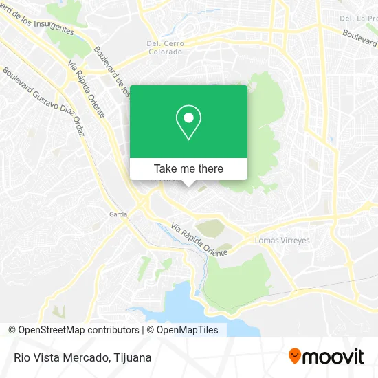 Rio Vista Mercado map