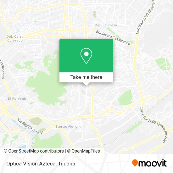Optica Vision Azteca map