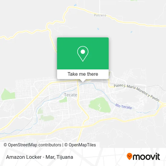 Amazon Locker - Mar map