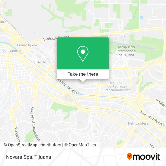 Novara Spa map