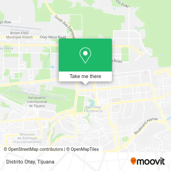 Distrito Otay map