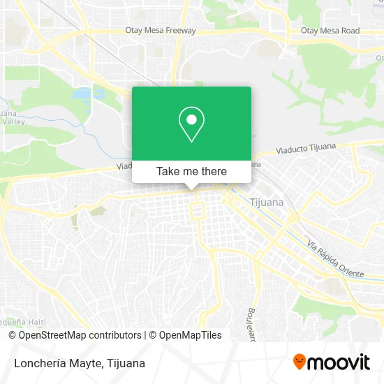 Lonchería Mayte map