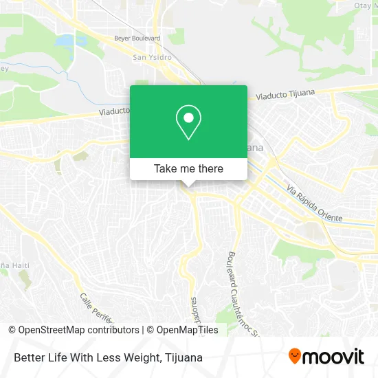 Better Life With Less Weight map