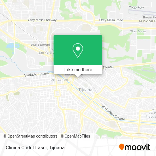 Clinica Codet Laser map