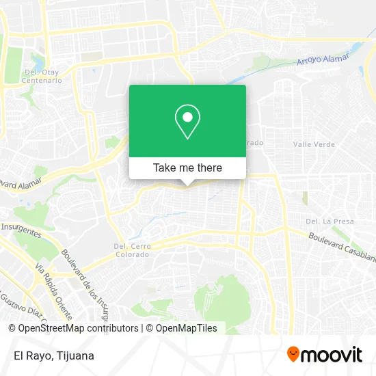 El Rayo map