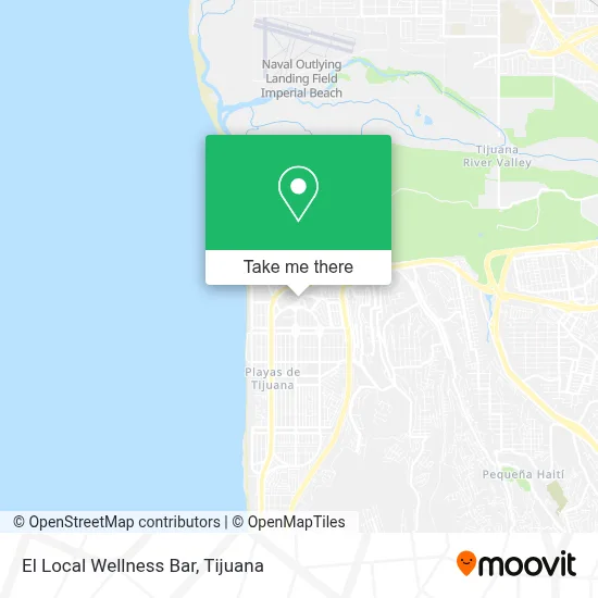 El Local Wellness Bar map
