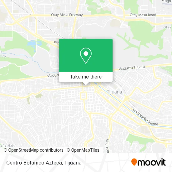Centro Botanico Azteca map