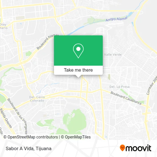 Sabor A Vida map