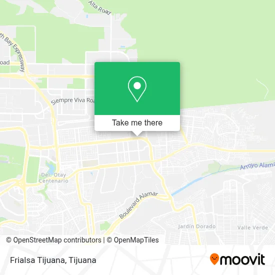 Frialsa Tijuana map