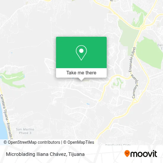Microblading Iliana Chávez map