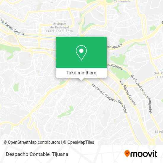 Despacho Contable map