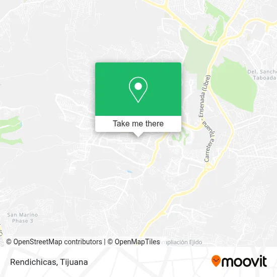 Rendichicas map