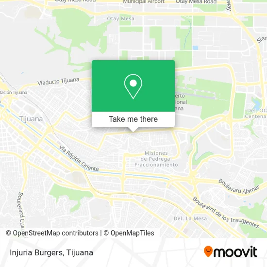 Injuria Burgers map