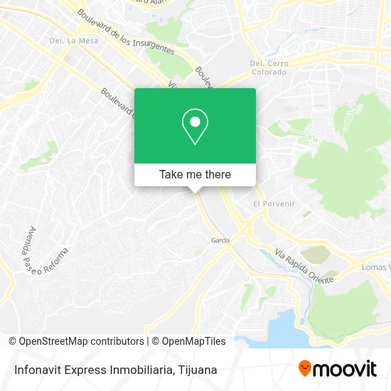 Infonavit Express Inmobiliaria map