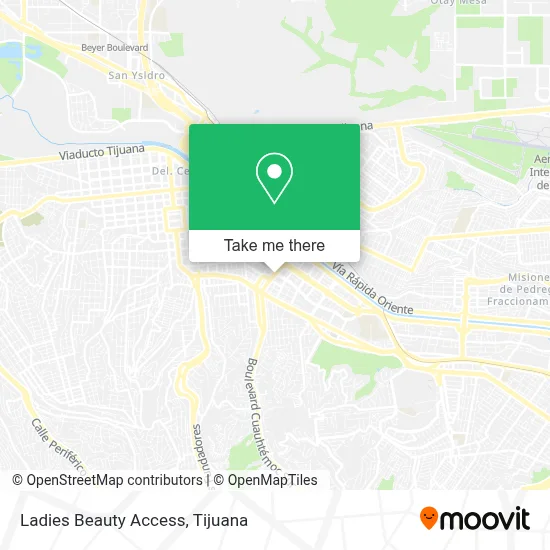 Ladies Beauty Access map