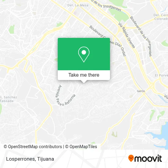 Losperrones map