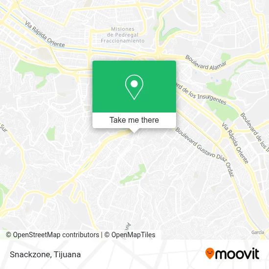 Snackzone map