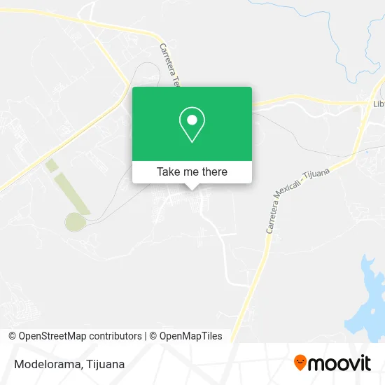 Modelorama map