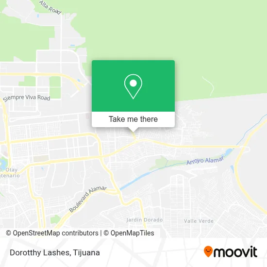 Dorotthy Lashes map