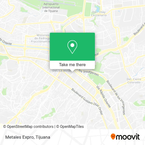 Metales Expro map
