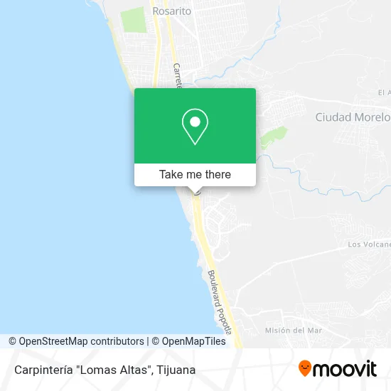Carpintería "Lomas Altas" map