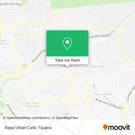 Raga Urban Café map