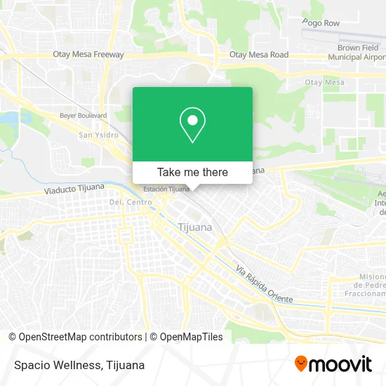 Spacio Wellness map
