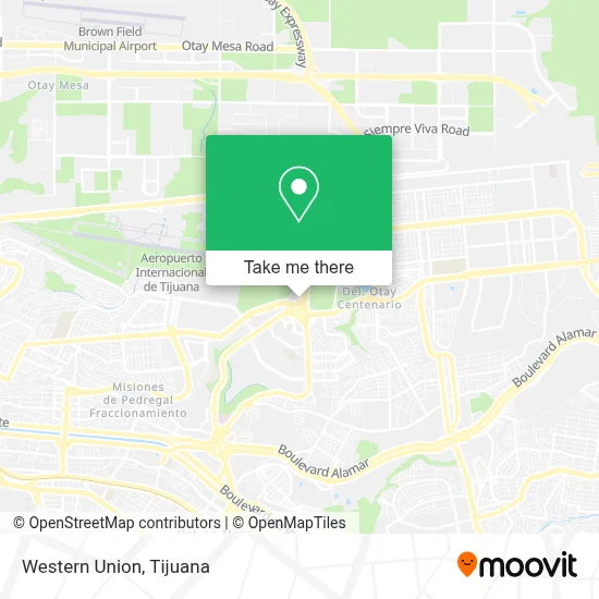 Western Union map