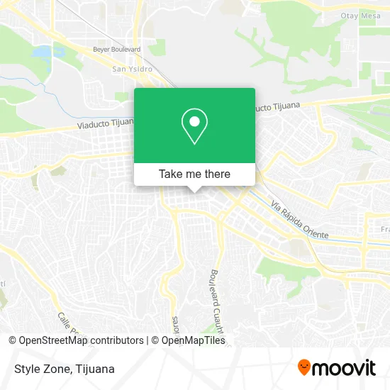 Style Zone map