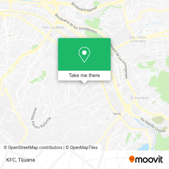 Kfc map